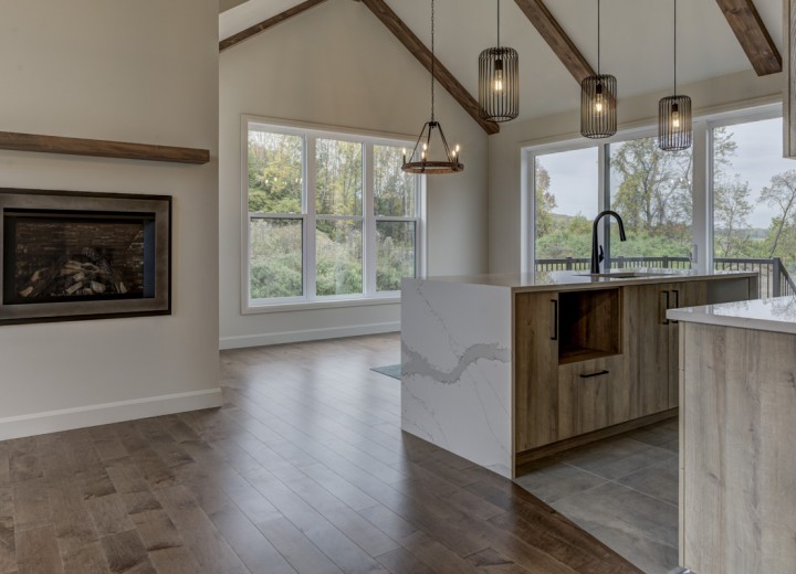 2023 Maison modèle HD Construction Arthabaska Salle à manger Cuisine