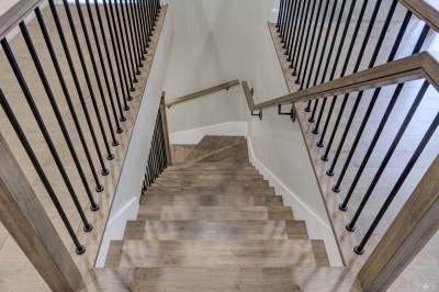 2023 Maison modèle HD Construction Arthabaska Escalier Rampe Garde-corps JP Rochefort